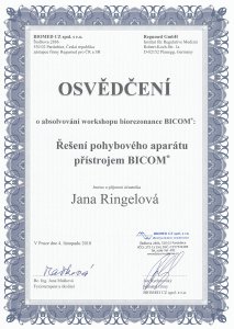 Biorezonance Litoměřice - Jana Ringelová