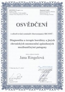 Bicom LTM - Jana Ringelová
